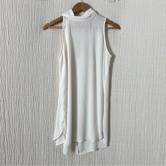 LOFT white halter swing dress size M Medium - Picture 2 of 5